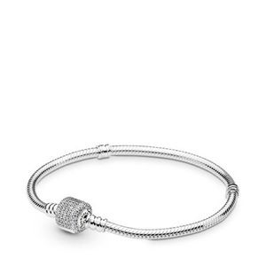PANDORA pavé barrel clasp bracelet !
